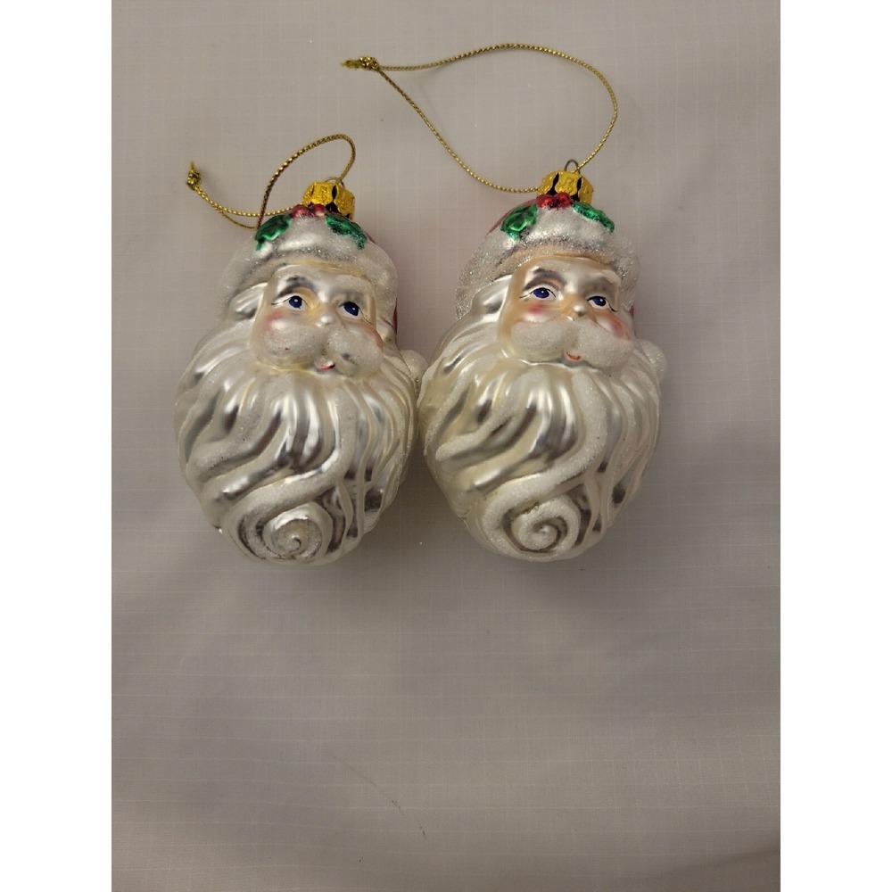 Lot of 2 Brass Key Christmas Treasures Classic Collections Santa Claus Pre-owned